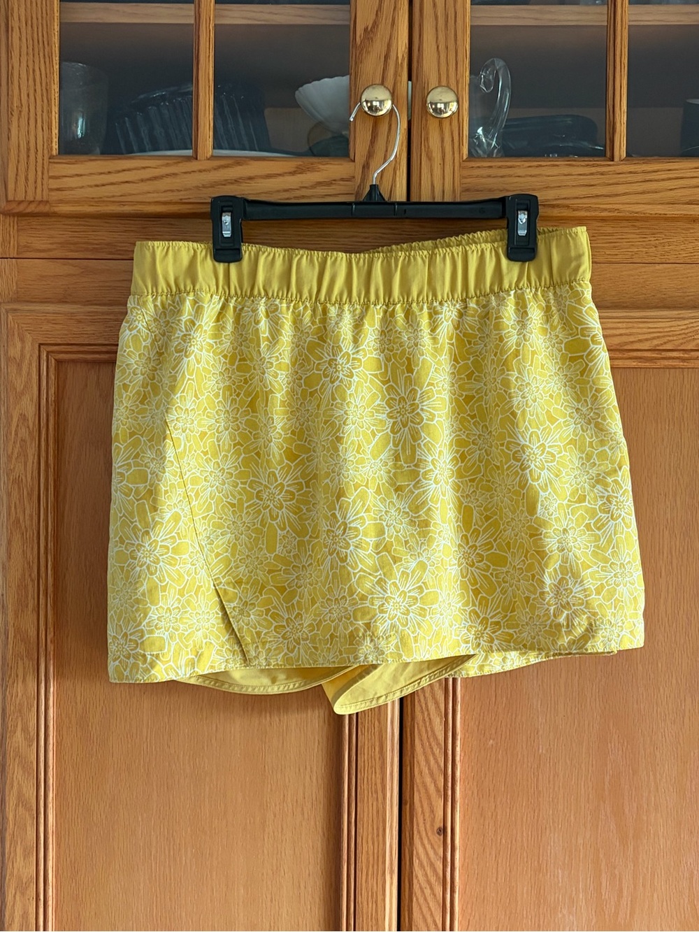The North Face Yellow Floral Skort - Summer Activewear size large